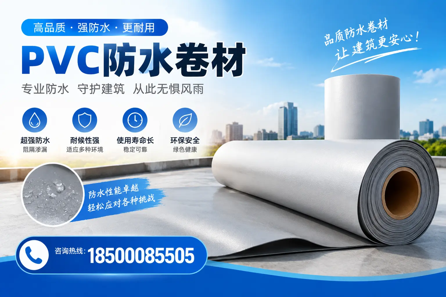 如何选择高质量的PVC防水卷材？临夏消费者必看指南